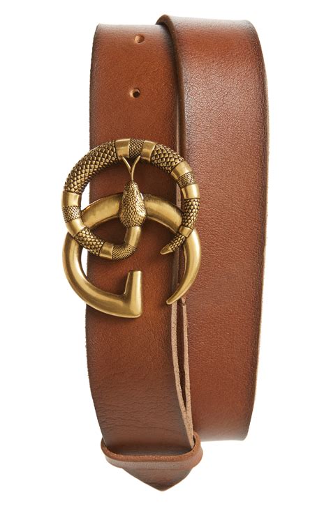 men's gucci belt brown|genuine leather Gucci belt men.